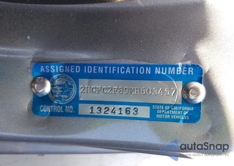 2019 Honda Civic Sport z USA, uszkodzony, nr VIN 2HGFC2F89KH603457